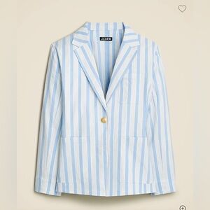 J.Crew Blazer in Striped Linen Blend, new with tags, size S